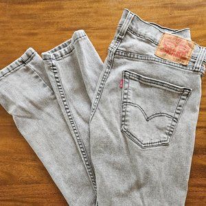 Levi Strauss Men's "512" Slim Taper - W33 L32; Color: Black Marble Floors